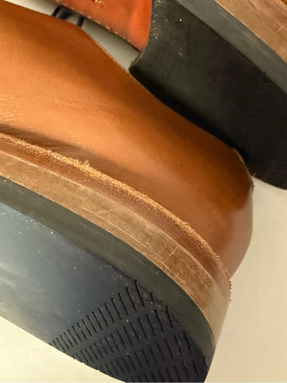 BOSTONIAN Men’s Brown Leather Derby Lace-Ups